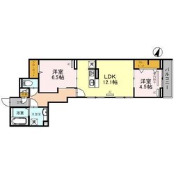 (仮)D-ROOM大沢1丁目PJの物件間取画像